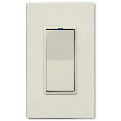 PCS PulseWorx UPB LED/CFL Dimmer Wall Switch, 1,000W, Light Almond
